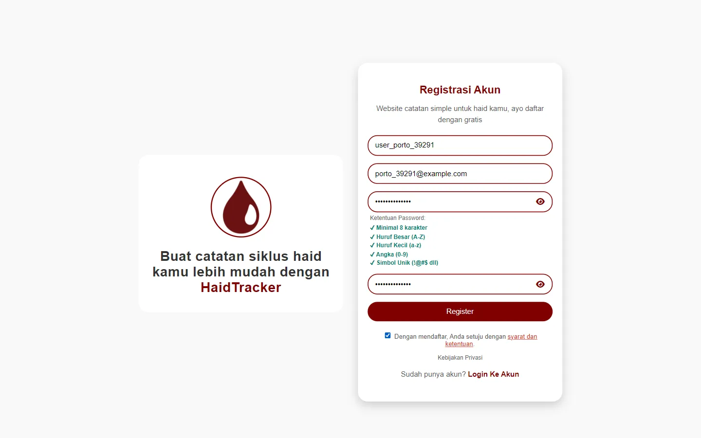 Screenshot Projek 3