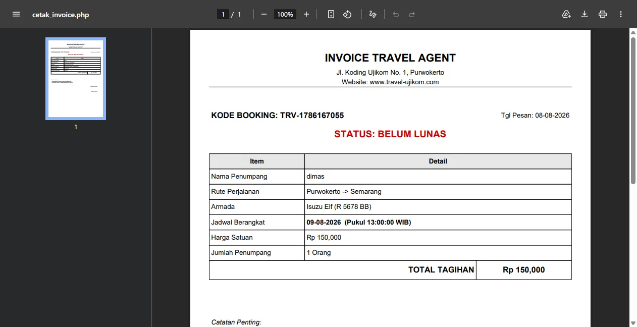 Screenshot Projek 9