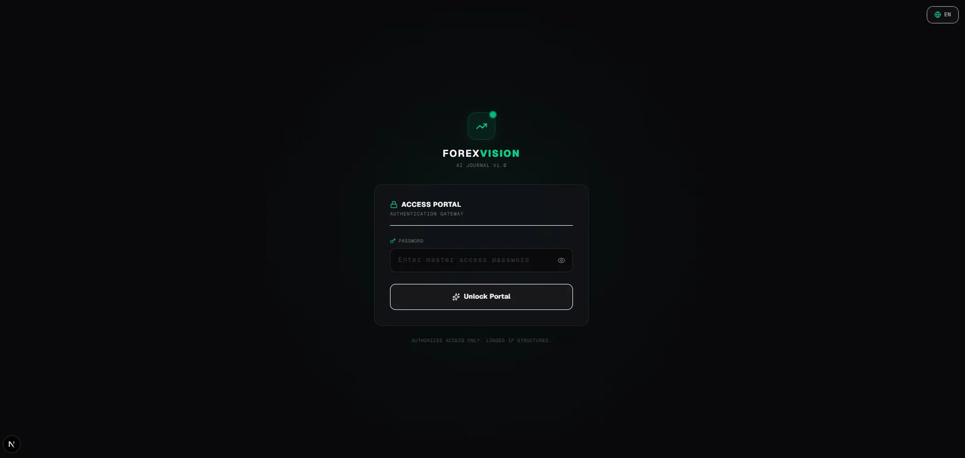 Personal Forex AI Vision & Journal (PWA)